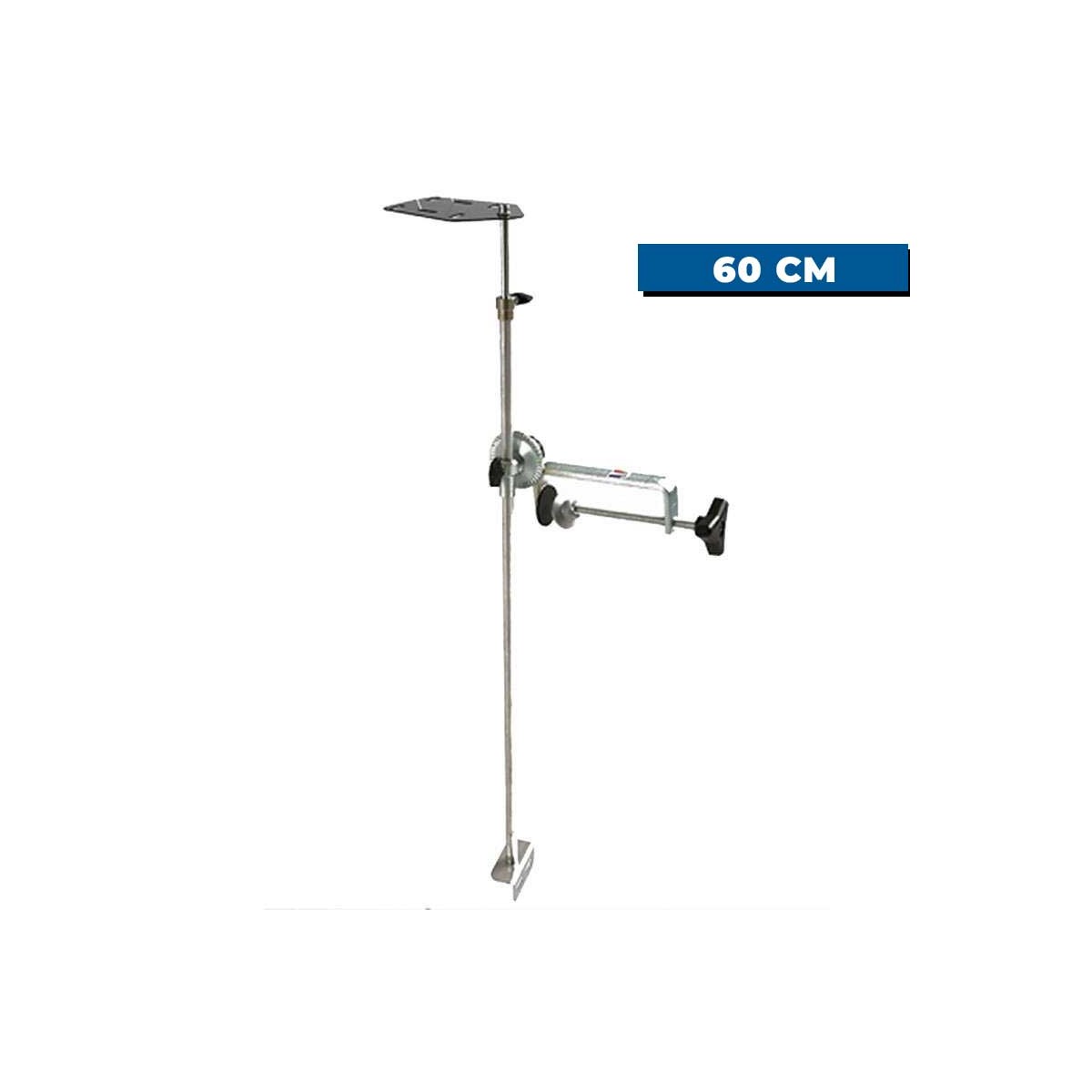 Support de sonde avec platine écran échosondeur 60cm