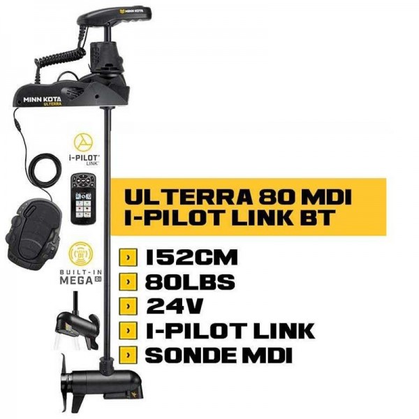 ULTERRA BT 80 Lbs i motore anteriore-Pilot Link + MDI - Ristrutturata - N°8 - comptoirnautique.com