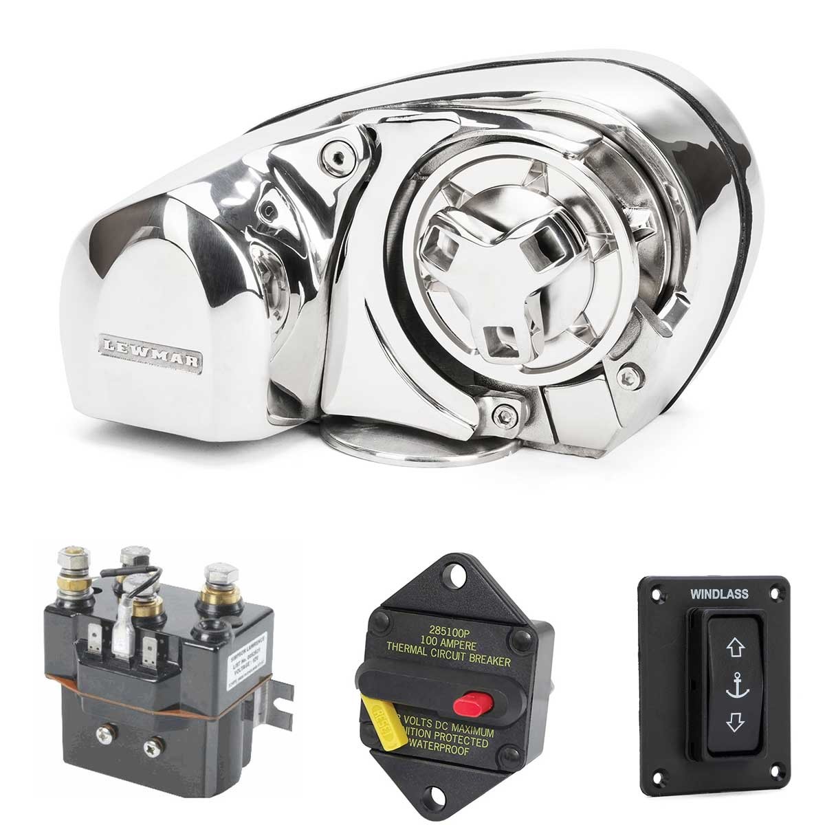 Guindeau électrique 12 V – 30 M De Câble – Pour Ancres Jusqu'à 20 Kg – Eau Salée/eau Douce – Boîtier Résistant à La Corrosion