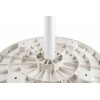 White oval composite table 762x457 mm - N°2 - comptoirnautique.com