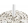 610 mm white round composite table - N°2 - comptoirnautique.com 
