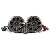 Kit jet ski da 4''- Sistema audio - Altoparlanti conici impermeabili neri - N°2 - comptoirnautique.com
