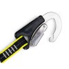 Cordino elastico - 1 moschettone e anello in acciaio inox - N°2 - comptoirnautique.com