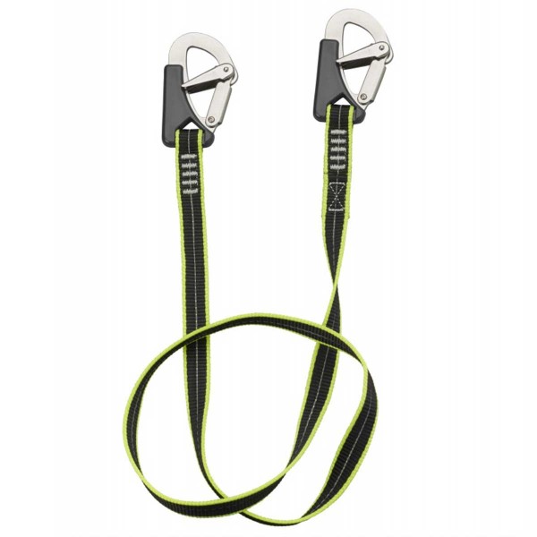 Flat lanyard - 2 stainless steel carabiners - N°1 - comptoirnautique.com