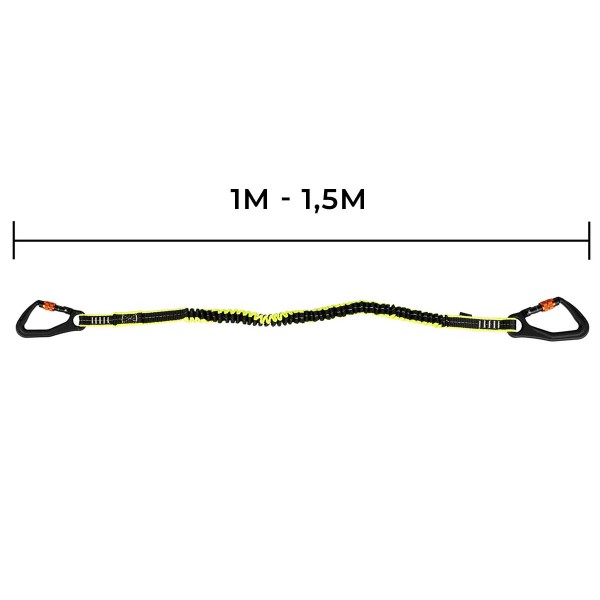 Cordino elastico - 2 moschettoni Twist Lock - N°6 - comptoirnautique.com