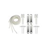 Tenda da sole pieghevole in alluminio 3 pali Ø 22 mm bianco - N°5 - comptoirnautique.com