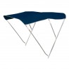 Tenda da sole pieghevole in alluminio 3 pali Ø 22 mm blu navy