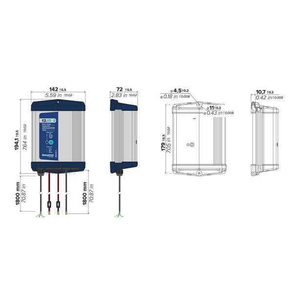 Cargador de batería Pro Lite 12 V - N°2 - comptoirnautique.com