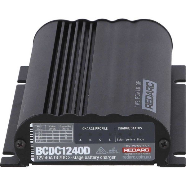 Chargeur de batterie BCDC 12V-40A de face - N°3 - comptoirnautique.com