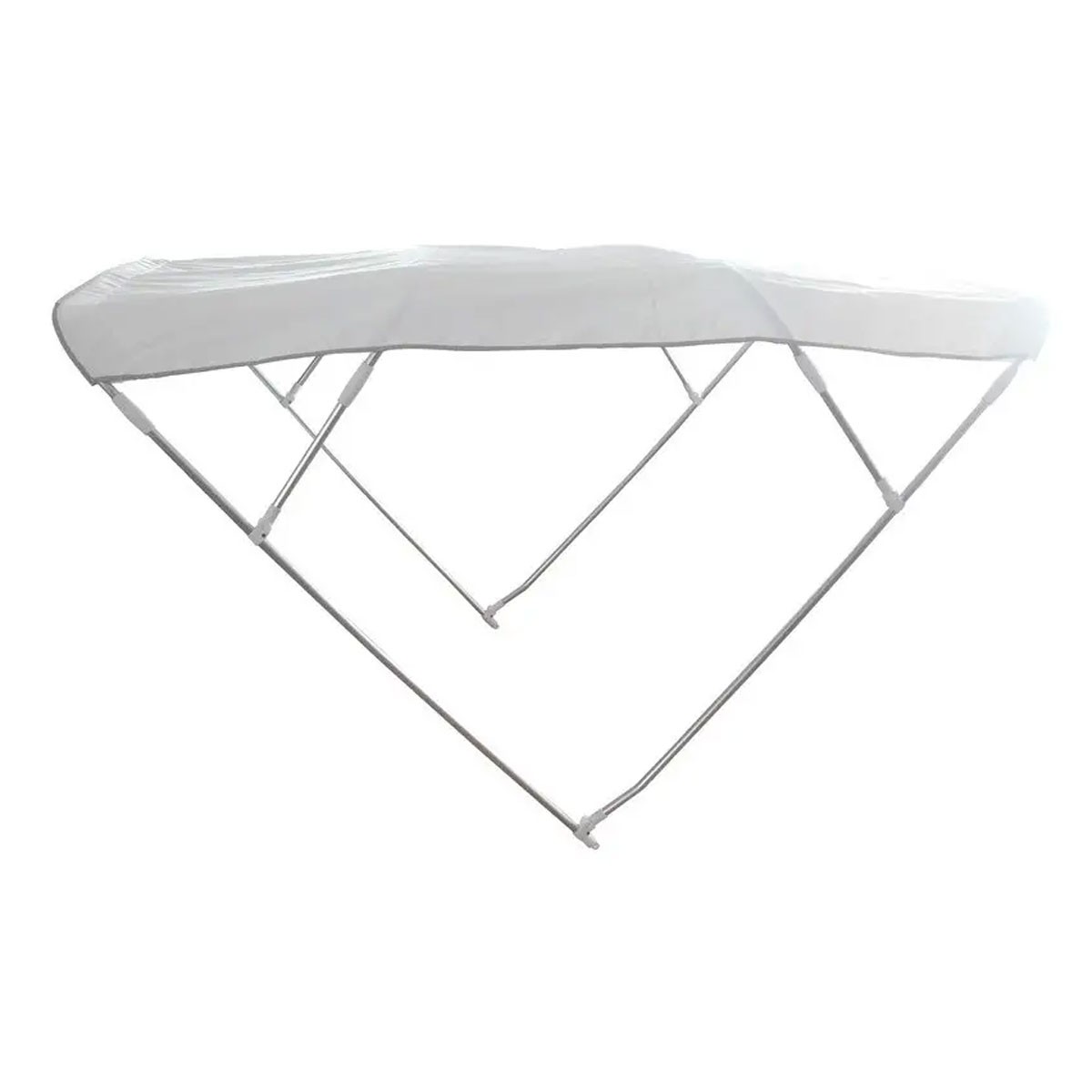 Taud 4 arceaux Bimini Depth 175/185 cm blanc - Osculati