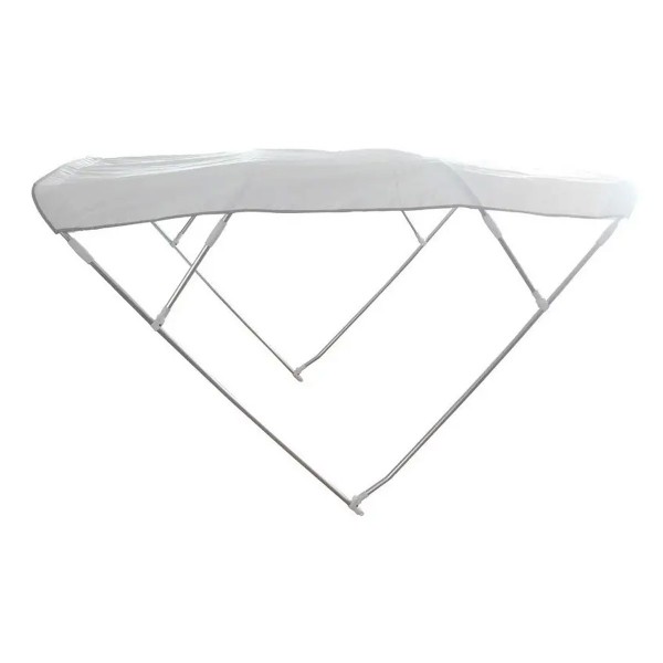 Toldo Bimini 4 polos Profundidad blanco - N°1 - comptoirnautique.com