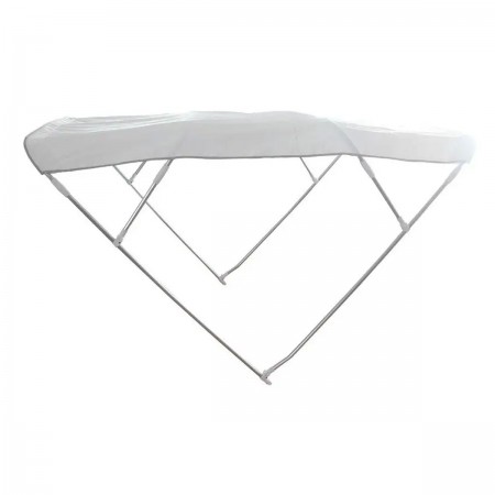 Taud 4 arceaux Bimini Depth 175/185 cm blanc - Osculati