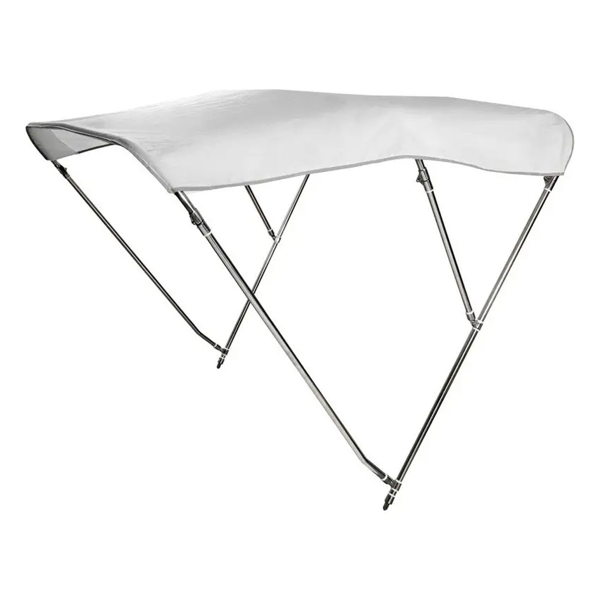 Taud haut 3 arceaux AISI316 Ø 25mm 170/180cm blanc - Osculati