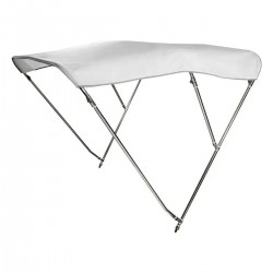 Taud haut 3 arceaux AISI316 Ø 25mm 170/180cm blanc - Osculati