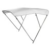 3 Toldo AISI316 Ø 25mm blanco alto - N°1 - comptoirnautique.com