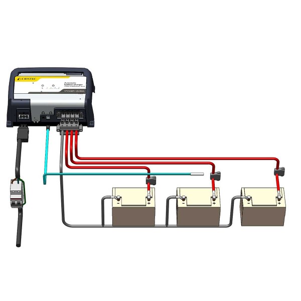 schéma de fonctionnement chargeur batterie Ypower - N°9 - comptoirnautique.com