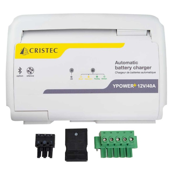 Chargeur Ypower+ 12V 40A Cristec 4 sorties connecteurs détachables - N°3 - comptoirnautique.com