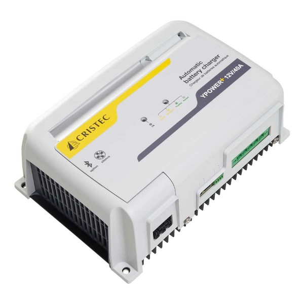 Chargeur Ypower+ 12V 40A Cristec 4 sorties côté - N°3 - comptoirnautique.com