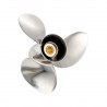 Stainless steel 3-blade propeller 13 7/8 x 17