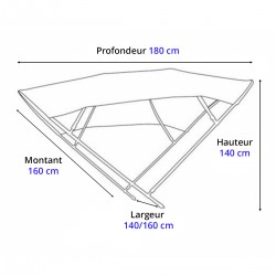 Bimini alu Shade Master...
