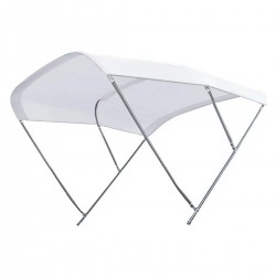 Bimini inox pliable Shade Master SS blanc 165/175cm - Tessilmare