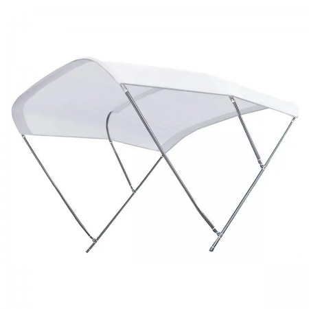 Bimini inox pliable Shade Master SS blanc 165/175cm - Tessilmare