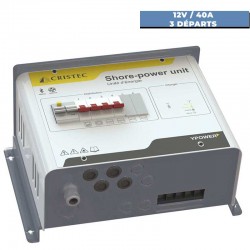 Unité d'énergie Ypower+ 12V/40A 3 départs