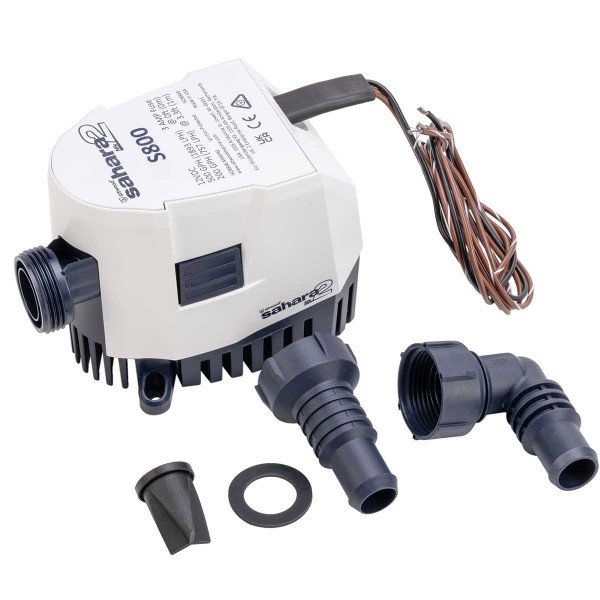 Pompe de cale automatique Sahara Mk2 S800 - 12V - 40 L/min - N°8 - comptoirnautique.com