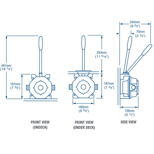 Pump Whale MKV Floor-mounted 75 l/min Floor-mounted - N°3 - comptoirnautique.com