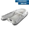 Inflatable dinghy + polyester hull and V-shaped hull - N°2 - comptoirnautique.com