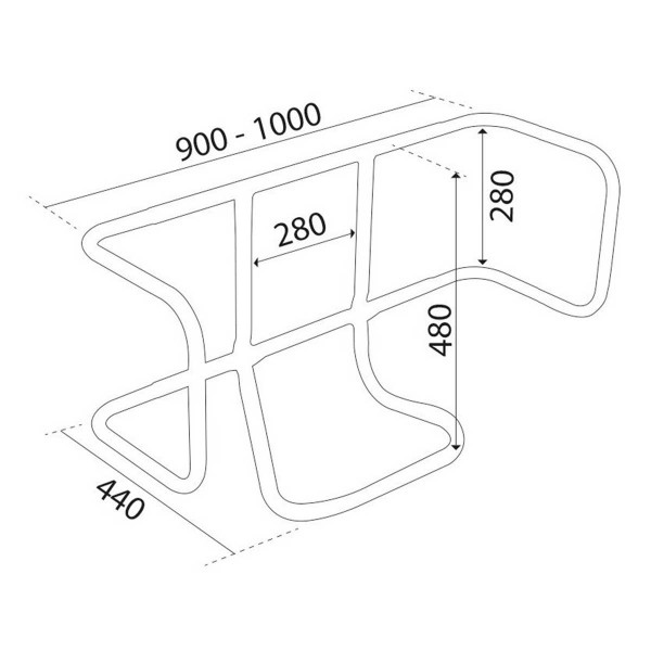 Porte-radeau horizontal - N°4 - comptoirnautique.com