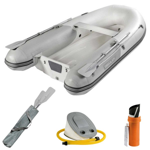 Inflatable dinghy + polyester hull and V-shaped hull - N°3 - comptoirnautique.com