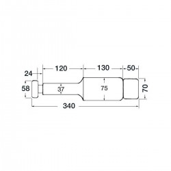 Vérin universel 12V pour Flap