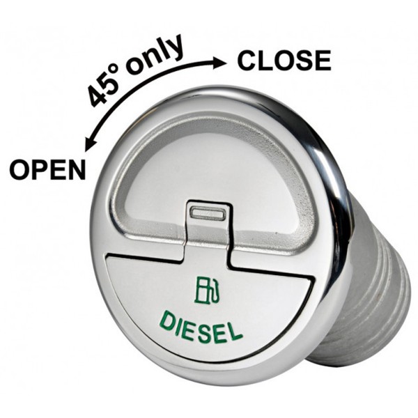 Bouchon de nable Quick Lock Diesel 50 mm - Osculati - N°2 - comptoirnautique.com