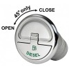 Bouchon de nable Quick Lock Diesel 50 mm avec clé - N°2 - comptoirnautique.com