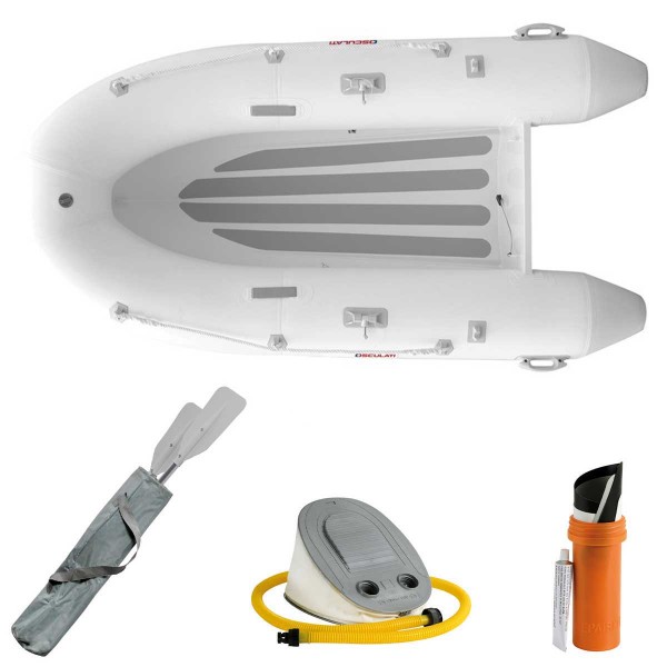 Inflatable dinghy with aluminum floor and V-shaped hull - N°3 - comptoirnautique.com