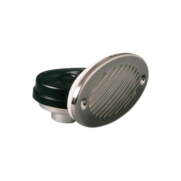 Avertisseur à encastrer inox 140 x 80 mm - N°1 - comptoirnautique.com