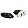 Clacson da incasso in ABS con griglia bianca 12 V 112 dB