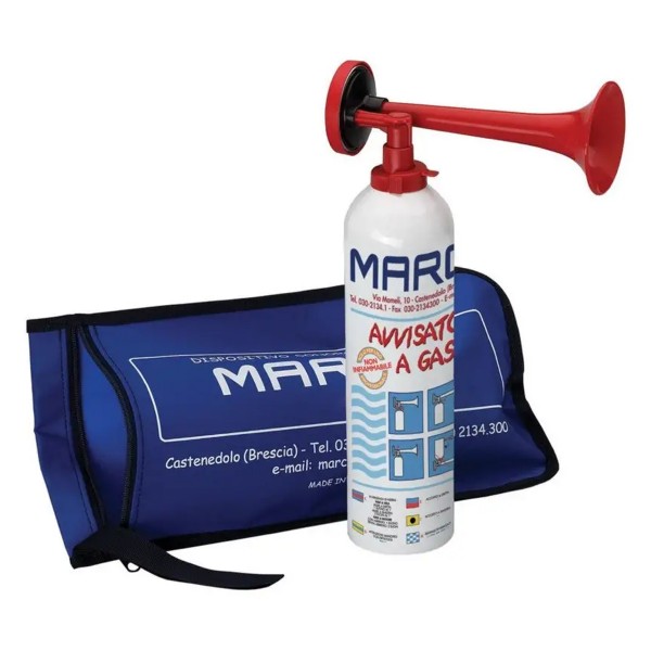 Avertisseur à gaz portable 400 ml homologué RINA - Marco - N°1 - comptoirnautique.com