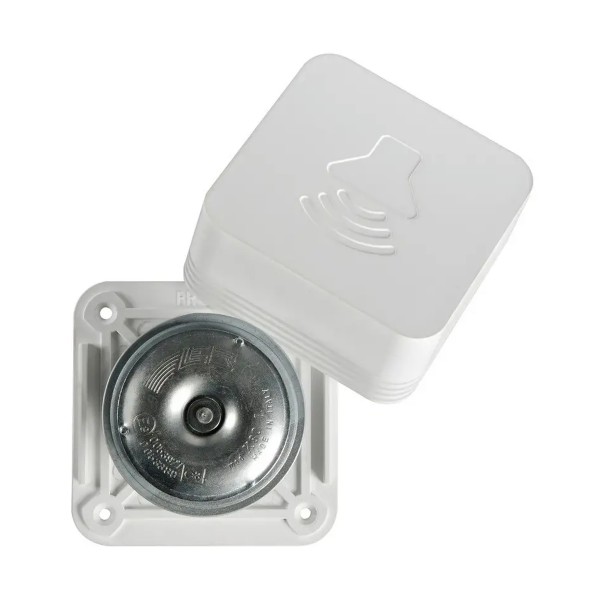 Avertisseur à membrane Q Box chromé 109 dB 12V - N°2 - comptoirnautique.com