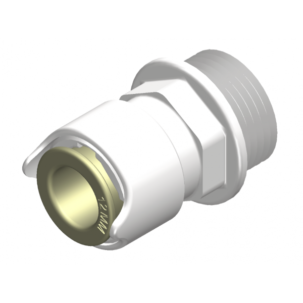Adattatore maschio 1/2 BSP - 12 mm (sfuso) - N°1 - comptoirnautique.com