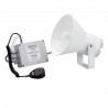 Tromba elettronica con microfono RINA 112 dB 24V