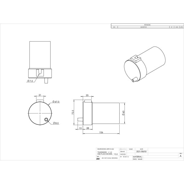 Chrome horn with 1 x 12 V horn - N°3 - comptoirnautique.com