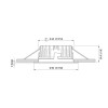 Faretto LED Ø 82mm KAI acciaio inox 10-30V bianco naturale - N°2 - comptoirnautique.com