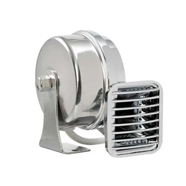 High-power single horn in chrome-plated ABS - N°1 - comptoirnautique.com