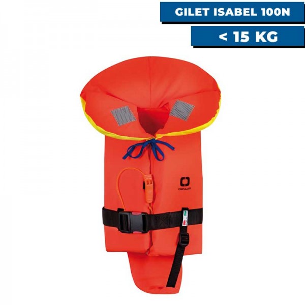 Gilet de sauvetage Isabel 100N jusqu'à 15 kg - N°2 - comptoirnautique.com