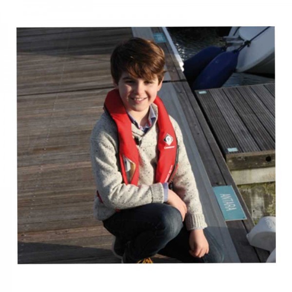 Giubbotto di salvataggio automatico CrewFit 150N Junior con imbracatura - N°2 - comptoirnautique.com