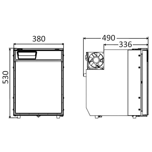 Refrigerator Fridge with internal unit - N°4 - comptoirnautique.com