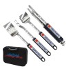 Kit de 4 ustensiles télescopiques pour barbecue et plancha - N°1 - comptoirnautique.com