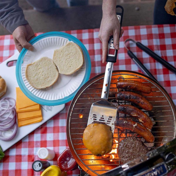 Kit de 4 ustensiles télescopiques pour barbecue et plancha - N°7 - comptoirnautique.com